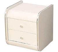 Tiiiopkvvv Table de chevet générique pour chambre à coucher, table de chevet en cuir, simple, moderne, sac souple, meuble de rangement, 40 cm x 35 cm de large, petit appartement pour bureau à domicile