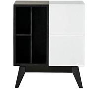 Tiiiopkvvv Table de chevet générique pour chambre à coucher, table de chevet en grille, chambre à coucher, fonction minimaliste moderne, casier, petite table basse tendance, armoire de chevet pour la
