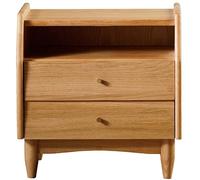 Tiiiopkvvv Table de chevet générique pour chambre à coucher, table de chevet minimaliste nordique en bois massif, type tiroir, rangement de bûches, petit casier, meuble de rangement pour la maison et