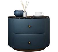 Tiiiopkvvv Table de chevet générique pour chambre à coucher, table de chevet moderne et écologique, tiroir de rangement, table de chevet en cuir, petite table de chevet pour la maison et le bureau