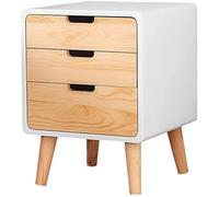 Tiiiopkvvv Table de chevet générique pour chambre à coucher, table de chevet nordique simple, moderne, mini table de chevet simple, en bois massif, casier, petite armoire multifonction pour la maison