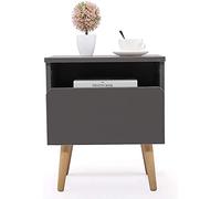 Tiiiopkvvv Table de chevet générique pour chambre à coucher, table de chevet, table basse argentée, table de chevet de style moderne, meuble de chambre à coucher avec tiroir pour bureau à domicile