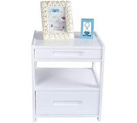 Tiiiopkvvv Table de chevet générique pour chambre à coucher, table de chevet, tables d'appoint, commode, chambre à coucher, créative, moderne, armoire de rangement simple, décoration de la maison pour
