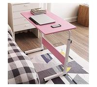 Tiiiopkvvv Table de lit mobile pour ordinateur portable - Plateau de chariot - Table d'appoint pour lit, canapé, bureau d'ordinateur portable pour salon, chambre à coucher (couleur : taille : 80 x 50