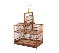 Tiiiopkvvv The Purple Beat Cage à oiseaux brodée Cage à oiseaux Cage à oiseaux en acacia Moineau Cage à oiseaux Perchoirs
