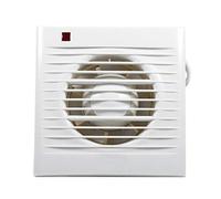Tiiiopkvvv Ventilateur extracteur d'échappement pour fenêtre, mur, salle de bain, toilettes, cuisine, montage voix basse 220 V, 10,2 cm/15,2 cm (taille : 4) (verre 6)