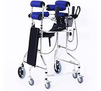 Tiiiopkvvv Walker pour personnes âgées Hémiplégie Rééducation debout e Adulte Walker Aide à la marche pour personnes handicapées