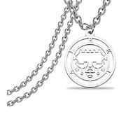 TIIMG Belial Collier Belial Cadeau Belial Collier Gothique Cadeau pour Homme Petit Ami, Small, Métal, Inconnu