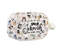 TIIMG Life We Choose For Jehovah Christian Gift JW Religion Baptême Trousse de maquillage Religion Foi Maquillage Pochette à fermeture éclair, Life We Choose MB, 0