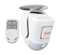 tiiwee X4 Détecteur de Mouvement et Alarme à Sirène | Sirène 120 dB, Système d'Alarme Antivol avec Télécommande, Extensible, Maison, Garage, Jardin et Abri de Jardin