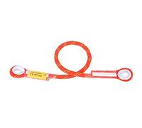 Tiiyee Corde D'escalade Extérieure, 10,5mm Nylon Cordage Escalade Statique Cordes De Sauvetage Pour équipement D'alpinisme Spéléologie Rappel Randonnée Alpinisme Sports Plein Air Camping(150cm Orange)