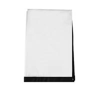 Tiiyee Écran de Projection, 60-120 Pouces 16: 9 Écran de Projection Arrière | Écran de Projection Portable Pliable non Pli Blanc Écran de Rideau de Projecteur(60inch)