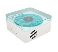 Tiiyee Joueur, sans Fil Compact Sound Sound Ambient Light Creative Présentable Portable Vintage Enceinte Rétro Bluetooth Bluetooth pour Le Sommeil Gift Relaxant Blanc (Blanc)