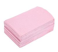 Tiiyee Nappe De Tatouage Jetable, 125PCS Nail Art Tapis Table Jetables Bavoir Dentaire Pratique Manucure Outil Imperméable Antidérapant pour Encre Teinture Salon Artisanal Cils Beauté Chambre Rose