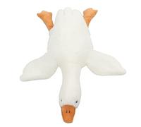 Tiiyee Peluche Oie Jouet, Animal en Plush De Cygne Poupée Amusante Doux Swan Coussin Mignon Moelleux Oreillers Animaux Oreiller Canard Drôle Amie Moelleuse Douce étreignant Cadeaux Maison Blanc(1.9M)
