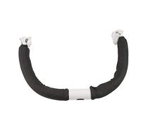 Tiiyee Poignée Accoudoir De Poussette Bébé, Réglable Barre Pare-Chocs Guidon Sécurité Parapluie Extension Garde-Corps Barrière Protection Butoir Amovible Accessoires Tube Ovale(Noir)