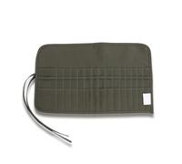 Tiiyee Sac De Pinceaux, Toile Pinceaux Cases Rouleau Plumier Crayon Trousse Enroulable Brosse D'artiste Pochette Rangement Enveloppe Dessin Peinture Aquarelle D'huile Porte Brosses Rouleaux Outils