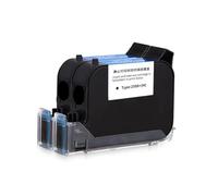 TIJ - cartouche d'encre rechargeable 2588 Compatible avec imprimante à jet d'encre portable, séchage rapide, encre non chiffrée, Compatible avec le noir, le rouge et le bleu, 1 pièce(1PK Yellow)