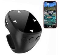TIK Tok Télécommande pour Le défilement des vidéos, 2 en 1 Télécommande Bluetooth 5.3 Souris sans Fil du Bout des Doigts, déclencheur/clic à Distance Tourne-Page avec Pavé Tactile pour i-Phone iPad