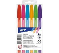 Tika 107 Fluo stylo à bille set de 6 couleurs