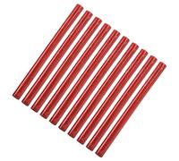 TIKATARER 10 Pièces Bâtons de Cire à Cacheter, Petite Tige de Sceau de Cire Ronde Multicolore, Bâtons de Sceau de Carte d'invitation Bricolage, Idéal pour les Lettres, les Enveloppes et (rouge