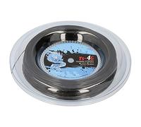 TIKATARER 200m de Tennis Round, Chaîne Dure pour la Raquette de Tennis Rond Raquette Corde de Accessoire en Polyester Corde de Racettet (1,25 mm)