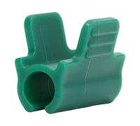 TIKATARER 24 Pièces de Pinces de Serre, Clips de Cerceau de Tunnel de Filet de Couverture de Rangée à Tête Unique, Cerceaux de Serre en Plastique avec Design, Idéal pour Tuyau en PVC de 1/2 Pouce,