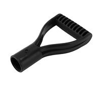 TIKATARER 32 Mm D Poignée en Plastique Manche de Bêche de Remplacement Poignée de Pelle Universelle pour la Neige, Creusant, Ratissant la Conception Ergonomique Non Glissée, s'adapte aux (Black)