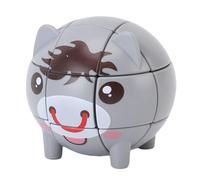 TIKATARER 6 Pièces Jouets de Puzzle de Vitesse d'animaux, Ensembles de Cubes de Vitesse Jouet de Cube de Puzzle, Jeu de Casse-tête avec difficulté 3x3, Idéal pour Les Enfants et Les Adultes