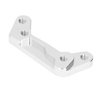 TIKATARER Adaptateur d'étrier de Frein Arrière, Support d'étrier de Frein Arrière en Aluminium Adaptateur de Support à de à Disque pour GTS GTV300 (A (Argent))