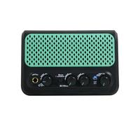 TIKATARER Ampli de Guitare, Mini Amplificateur de Guitare électrique 10 W avec 30 Modes de Boîte à Rythmes, Effets d'overdrive Propres, Connexion sans Fil BT, Prise Casque AUX pour la Pratique en