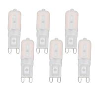 TIKATARER Ampoule G9, Protection des Yeux à intensité Variable, Petites Ampoules 5W 22LED, Dissipation Thermique à 360 Degrés pour Plafonnier, Lampe de Bureau, Lustre (Lumière chaude 220V)