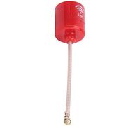 TIKATARER Antenne RHCP 5,8 GHz, Antenne Longue à Gain élevé 2,8 DBi, pour Drone de Course FPV avec Interface UFL, Idéale pour Les Avions Télécommandés RC (Rouge)