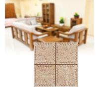TIKATARER Appliques en Bois, Meubles Vintage avec une Fabrication Exquise et un Engagement Envers la qualité 4 PCS Victorian Decor pour les Maisons et les Hôtels (Style 2)