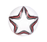 TIKATARER Ballon de Football de Taille 5, Cousu à la Machine, Antidéflagrant, avec Usure en Cuir PU, Mousse de Grain de Carbone, pour Débutants, Jeunes, Formation Professionnelle, Activités de Loisirs