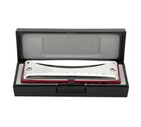 TIKATARER Bendeis HARP Harmonica Blues 10 Trous, Orgue à Bouche Professionnel en Acier Inoxydable, Instrument à Vent en Résine ABS avec Design Ergonomique, Idéal pour les Performances sur Scène