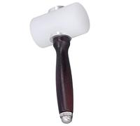 TIKATARER Bijoux Hammer, Hattelet Rubber Hammer Pandée en Bois Pandoulet Mallet Imprimé en Cuir en Cuir en Nylon Framing for Flooring, Tent Stakes, Woodworking, Camping