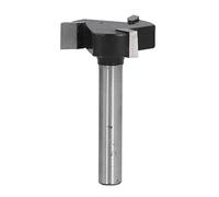 TIKATARER Bit de Routeur de Surface, Tige de 6 Mm en Alliage à 3 Flûtes et Carbone en Bois de Rabotage en Bois Bit de Router Bit D'allumage de la Tête de Tête de 24 Mm