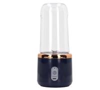 TIKATARER Blender Smoothie, Mini Mélangeur de Mélangeur avec Mini Portable pour (Bleu, 6 lames, couvercle)
