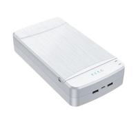 TIKATARER Boîte de Nettoyage, Boîte Portable Multifonctionnelle Rechargeable à 360 Degrés, Rangement d'outils de Nail Art en Plastique pour Salons de beauté et Magasins de Coiffure