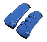 TIKATARER Bottes de Sport pour Chevaux, 2pcs PU Shell Horse Tendon Boots Boots pour Chevaux de la Jambe Avant de Cheval pour Les pour Faire de la Compétition de Saut d'absorption de Choc (Pattes