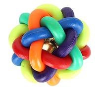 TIKATARER Boule de Chiens Grinçante, Balle Colorée Bouleversée Jouet Balle Interactive Toys Toys Caoutchouc Pif Jouet pour Enfants et Petits Animaux de Compagnie Moyens Moyens