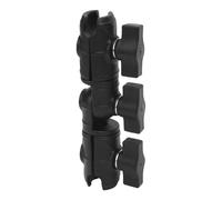 TIKATARER Bras Pivotant à Double Douille, Bras à Cliquet Pivotant à Double Douille, avec Systèmes à Billes de 1 Po pour Moto, Voiture, Machine d'ingénierie, Réparation Mécanique