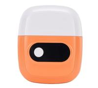 TIKATARER Broyeur de Pieds électrique, Dissolvant de Callosités Rechargeable avec Conception en un et 3 Réglages de Vitesse, Lime à Pieds Ergonomique pour la Maison et le Salon de beauté (ORANGE)