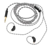 TIKATARER Câble d'écouteur amélioré de 3,5 Mm, Câble en Cuivre plaqué Argent à 2 Broches de 0,78 Mm, plaqué or avec Son Clair, Compatible avec les écouteurs TFZ QDC Revonext