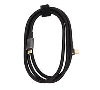 TIKATARER Câble USB C vers USB C de 1,2 M, Câble de Données Haute Vitesse à Charge Rapide 40 Gbit/s, Cordon de Charge à Connecteur à Angle Droit avec Transmission et durabilité Efficaces, Idéal pour