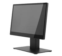 TIKATARER Caisse Enregistreuse électronique, Moniteur à écran Tactile LCD de 15,6 Pouces avec Base en Métal, Idéal pour Les Paramètres Commerciaux des Salons de Restaurants de Détail des Petites