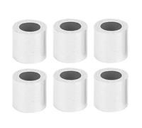 TIKATARER Câles de Câble, 100pcs d'empilement de Boucle de Boucle de ou Outil de Sertissage en Aluminium Round Hole M6 Corde Industrielle en Acier