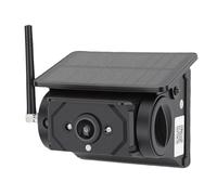 TIKATARER Caméra de Recul Magnétique sans Fil 1080P, Caméra de Recul Solaire Rechargeable de Type C, Dispositif de Surveillance de Vision Nocturne HD avec Connexion WiFi, Idéal pour Camping-Car,