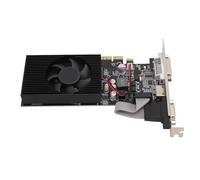 TIKATARER Cartes Graphiques D'ordinateur, GT730 4 Go GDDR3 128 Bits, Carte Graphique à Profil Bas avec Ventilateur de Refroidissement, PCIe 2.0 16X, Carte Graphique de Jeu pour 10 11